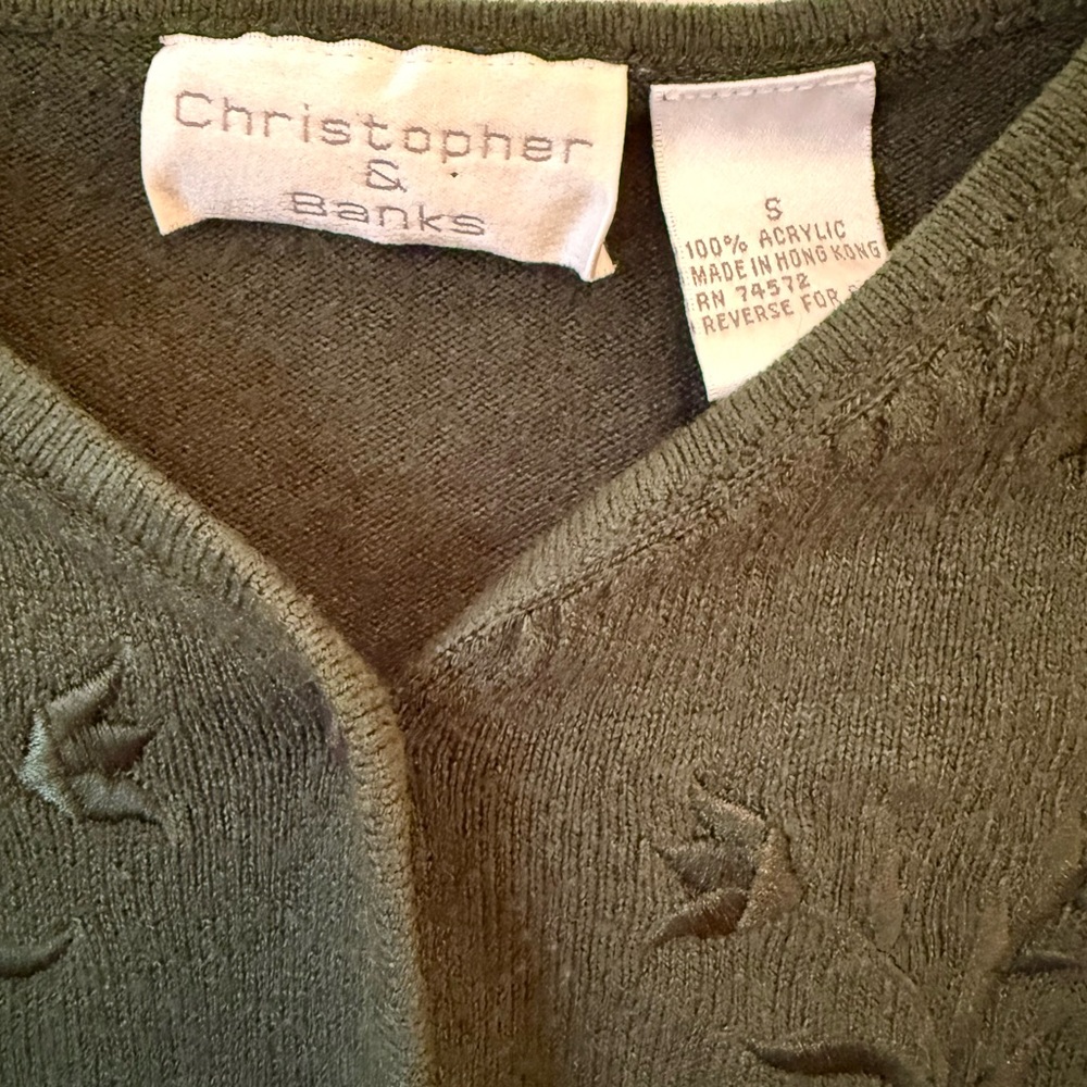 Embroidered Cardigan - Picture 2 of 3